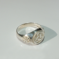 Кольцо, перстень Триглав с коловратами