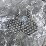Серьги Цветки Жизни  